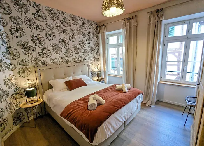 Апартаменты A Travers Champs Avec Sauna Et Parking Кольмар